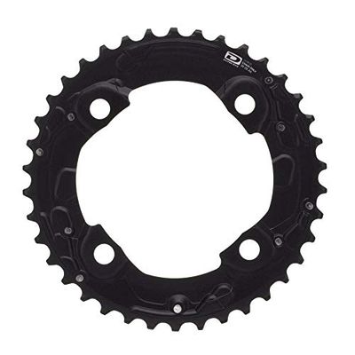 Shimano M677/617 Plato, unisex volwassenen, zwart, 36 tanden