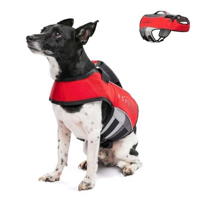 Osprey Gilet de Sauvetage pour Chien, Aide à la flottabilité réglable avec poignée, Bandes réfléchissantes, Convient aux Chiens de Petite, Moyenne et Grande Taille – Gilet de sécurité pour Les