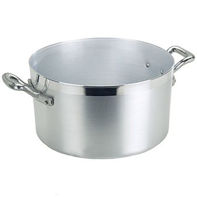 Pentole Agnelli Family Casseruola Alta, Alluminio, Grigio, 34 cm