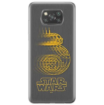 ERT GROUP etui na telefon Xiaomi POCOPHONE X3, case oryginalny i oficjalnie licencjonowany przez Star Wars, wzór BB 8 007, optymalnie dopasowane, plecki z TPU