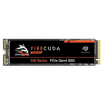 Seagate FireCuda 530, 4 TB, Interne SSD, M.2 PCIe Gen4 ×4 NVMe 1.4, overdrachtssnelheden tot 7300 MB/s, 3D TLC NAND, 5100 TBW, Voor PS5/PC, 3 jaar Rescue Services (ZP4000GM30013)