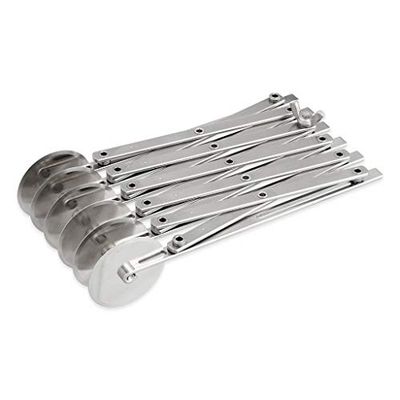 Thermohauser 8300018153 Coupe-pâte en acier inoxydable 6 pièces avec roues de coupe lisses 5,5 cm