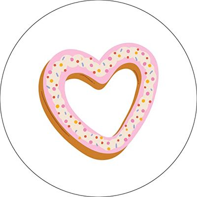 Bonateks, Ronde digitaal bedrukte muismat, antislip onderkant, voor kantoor en thuis, diameter: 22 cm
