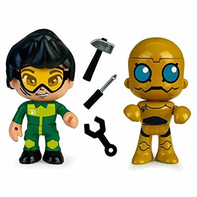 Pinypon Action, Figure Robot e Meccanico Pinypon Giocattolo, Multicolore, Taglia única, 700017034