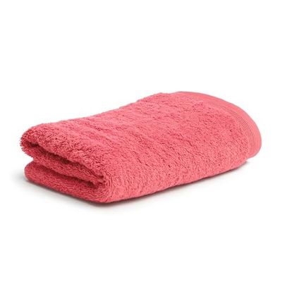 Möve Superwuschel hand towel 50 x 100 cm made of 100% cotton, coral