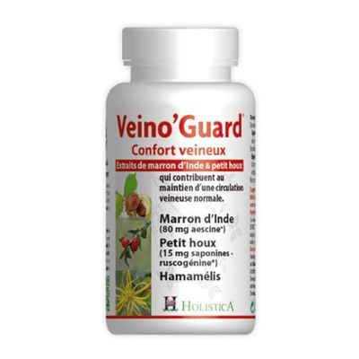 Holistica Veinoguard 60 Cap. 100 g, (Pack of 1)
