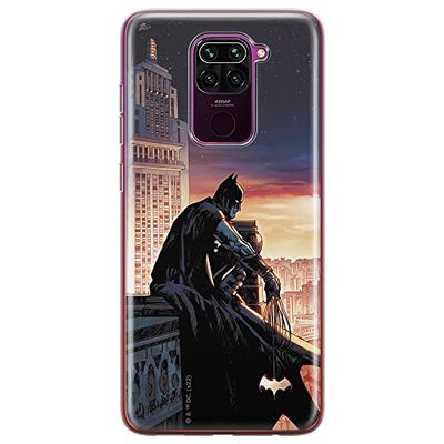 ERT GROUP mobiltelefonfodral för Xiaomi REDMI NOTE 9 originalt och officiellt licensierat DC mönster Batman 060 optimalt anpassad till formen på mobiltelefonen, fodral tillverkad av TPU-plast