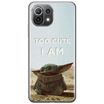 ERT GROUP etui na telefon Xiaomi 11 LITE 4G/5G, case oryginalny i oficjalnie licencjonowany przez Star Wars, wzór Baby Yoda 004, optymalnie dopasowane, plecki z TPU