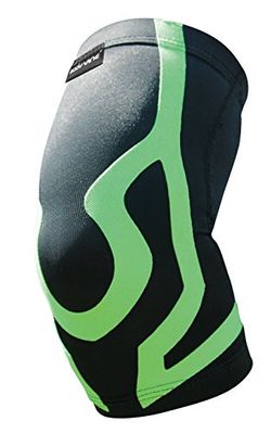 BODYVINE unisex – vuxna ultralätt kompression plus armbågskomprimering bandage med power band stabilisator tejp, grön, XL