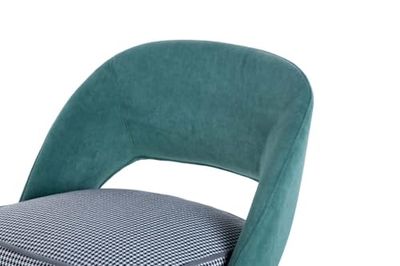 SILLA VELVET NEGRO HOUSTON 56x58x83 CM