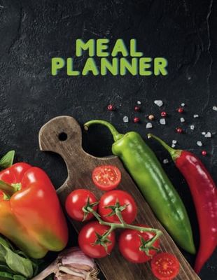 55-Week Meal Planning Notebook: With Shopping List and Notes