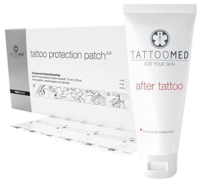 TattooMed Paquet de Soins pour Peaux Tatoués Contient 2 Produits