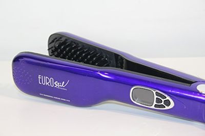 PLANCHA CEPILLO LILA CON VAPOR