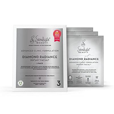 Seoulista Beauty Advanced Clinic Formulazione Diamond Radiance Istantanea Viso, Trattamento Anti-Ageing con Peptidi, Vitamina C, Niacinamide - Dermatologo Creato Coreano Cura della Pelle - Premio