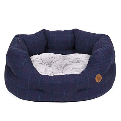Petface Midnight Tweed Ovaal Hondenbed Small