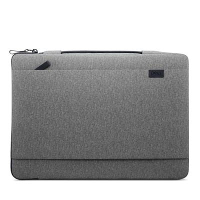 Dell EcoLoop Urban Sleeve 11-14'' – Lightweight Sustainable Laptop Sleeve with 360° Protection and Retractable Handle, Fits Laptops up to 14'', Heather Gray