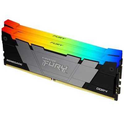 Kingston FURY Renegade RGB 16GB 4600MT/s DDR4 CL19 DIMM (Kit de 2) Memoria gamer para Ordenadores de sobremesa - KF446C19RB2AK2/16