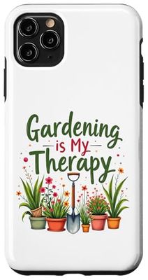 Il giardinaggio è la mia terapia Giardiniere Giardiniere Divertente amante delle piante Custodia per iPhone 11 Pro Max
