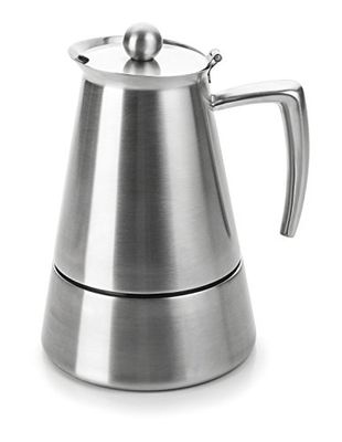Lacor 62076 Cafetière Spresso, Inox, Acier Inoxydable