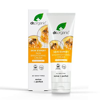 Dr. Organic Crème Éclaircissante à la Gelée Royale Bio 125 ml