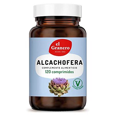 El Granero Integral - Alcachofra - 600 g - 120 comprimidos - Feito à base de pó e extrato padronizado de folhas de alcachofra - ajuda à digestão e ao controlo do peso