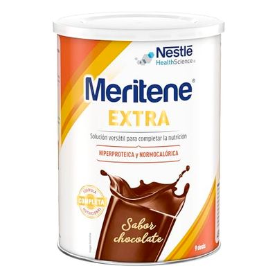 Meritene | Extra Chocolate | Suplemento Proteico y Calórico para Pacientes con Requerimientos Especiales | Formato Polvo | 450 g