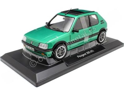 Norev - Peugeot 205 GTI klauw met vensterbank 1991 groen 1:18 miniatuur, 184847, groen, 1/18e