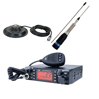 PNI Radio CB Escort HP 9001 Pro ASQ + CB antenne ML160 met magneet 145 / PL