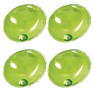eBuyGB 1209124-4a, Scaldamani in Gel a Riscaldamento istantaneo, Confezione da 4 Uomo, Ovale Verde, Taglia Unica