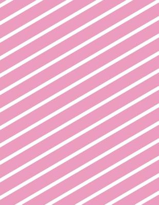 Lilac Journal With White Stripes: Notebook