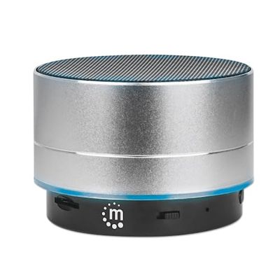 Manhattan Metallic LED-Bluetooth®-luidspreker zilver