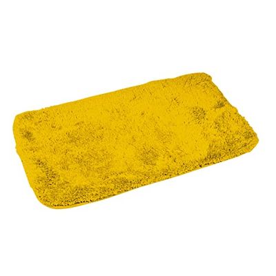Douceur d'Intérieur Softness Tappeto da Bagno, 100% Poliestere, Miele, 50 x 80 cm