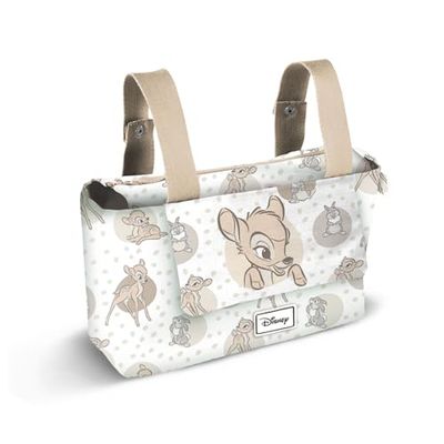 Disney Bambi Tender-Hamper Mommy Baby Stroller Organizer Bag, Brown, 31 x 27 cm