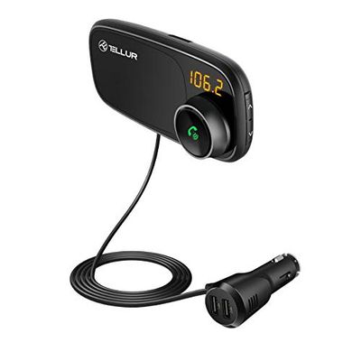 Tellur FM-Transmitter FMT-B6, Bluetooth, magnetisch, zwart
