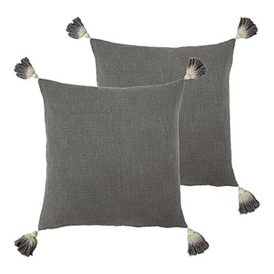 Ugn Eden Twin Pack Polyesterfyllda kuddar, grå, 45 x 45 cm
