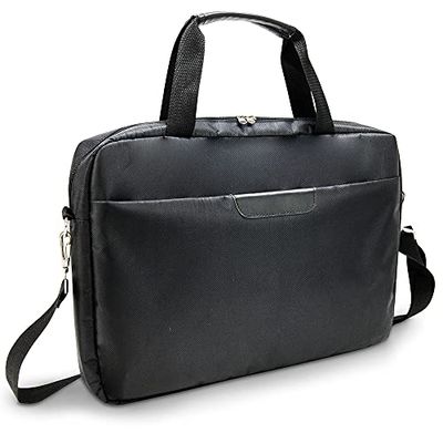 Waytex 71016 Sacoche, Bolsa de Transporte y protección para portátil Unisex Adulto, Negro, 17 pouces