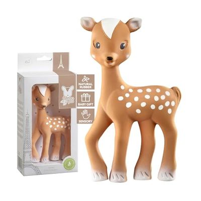 Sophie la girafe 616341 - Bijtspeeltje - Fan Fan Het Hert - 1 stuk, Bruin