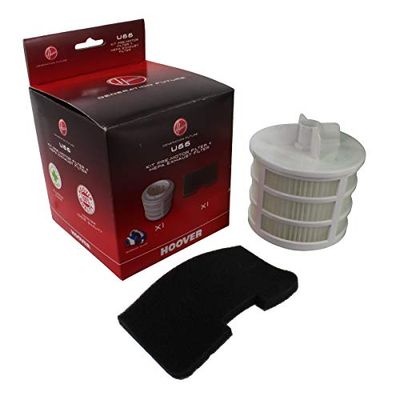 Hoover U66 Kit Pre Motor and Hepa Exhaust Filter, Extra Filtering, Original Spare Part, Compatible with Hoover Vacuum Cleaner Sprint Evo