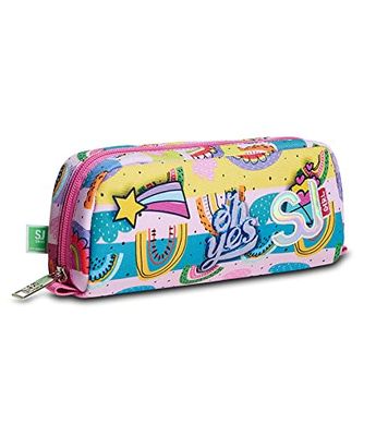 SJ GANG STYLE JAM GANG PENCIL HOLDER - COLORBOW GIRL, Summer Roses, Taglia Unica, Casual