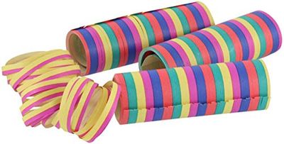 Fackelmann Streamers, 3 stuks, papier, meerkleurig
