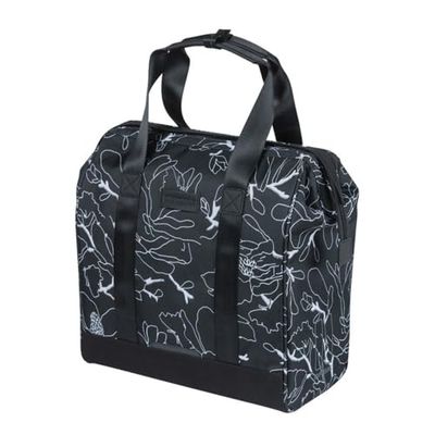 Basil Grand Flower, Bicycle Shopper Unisex Adulto, Nero, 23 Litri