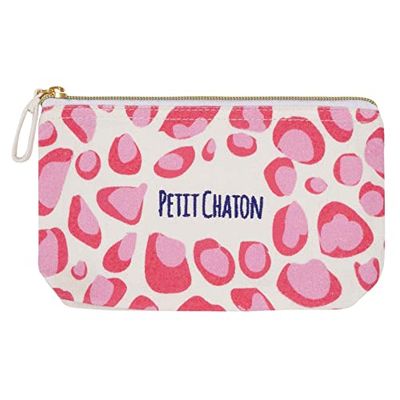 Draeger Paris Colourful Printed Cotton Bag Organiser Beauty Pouch - Little Kitten