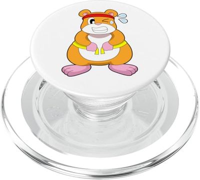 Hamster Workout Gimnasia Fitness PopSockets PopGrip para MagSafe