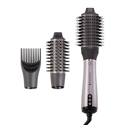 Remington PROluxe You Air Styler (StyleAdapt Technology Learns, Adapts, Personalises, Diamond Ceramic Coating, 3 Attachments, Small & 50mm Brushes, Root Boost, 3 Heat & Speed Settings, 1000W) AS9880