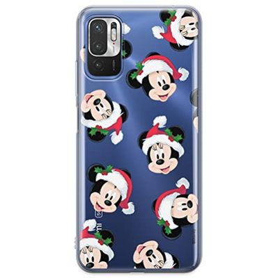 ERT GROUP mobiel telefoonhoesje voor Xiaomi REDMI NOTE 10 5G / POCO M3 PRO origineel en officieel erkend Disney patroon Mickey & Minnie 016, gedeeltelijk bedrukt