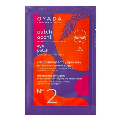 GYADA COSMETICS, Patch Occhi Illuminante e Defaticante, per uno Sguardo Fresco e Riposato, con Acido Ialuronico e Ananas, 5 ml