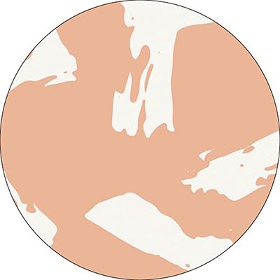 Bonateks, Runt digitalt tryckt musmatta, halkfri undersida, för kontor och hem, diameter: 22 cm