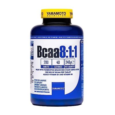 YAMAMOTO NUTRITION Bcaa 8:1:1 200 tabletas