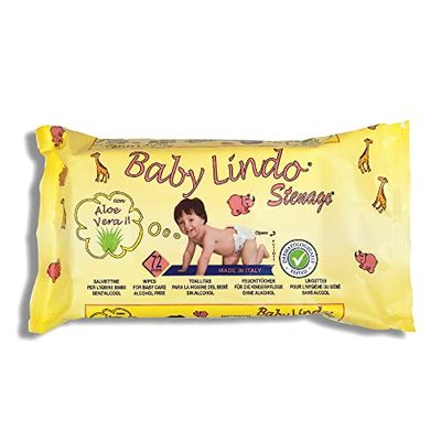 Baby Bites Lindo Toallitas infantiles, con aloe vera, 72 toallitas, 1