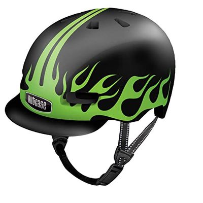 Nutcase 10003395 cykeltillbehör unisex-vuxen, svart, S